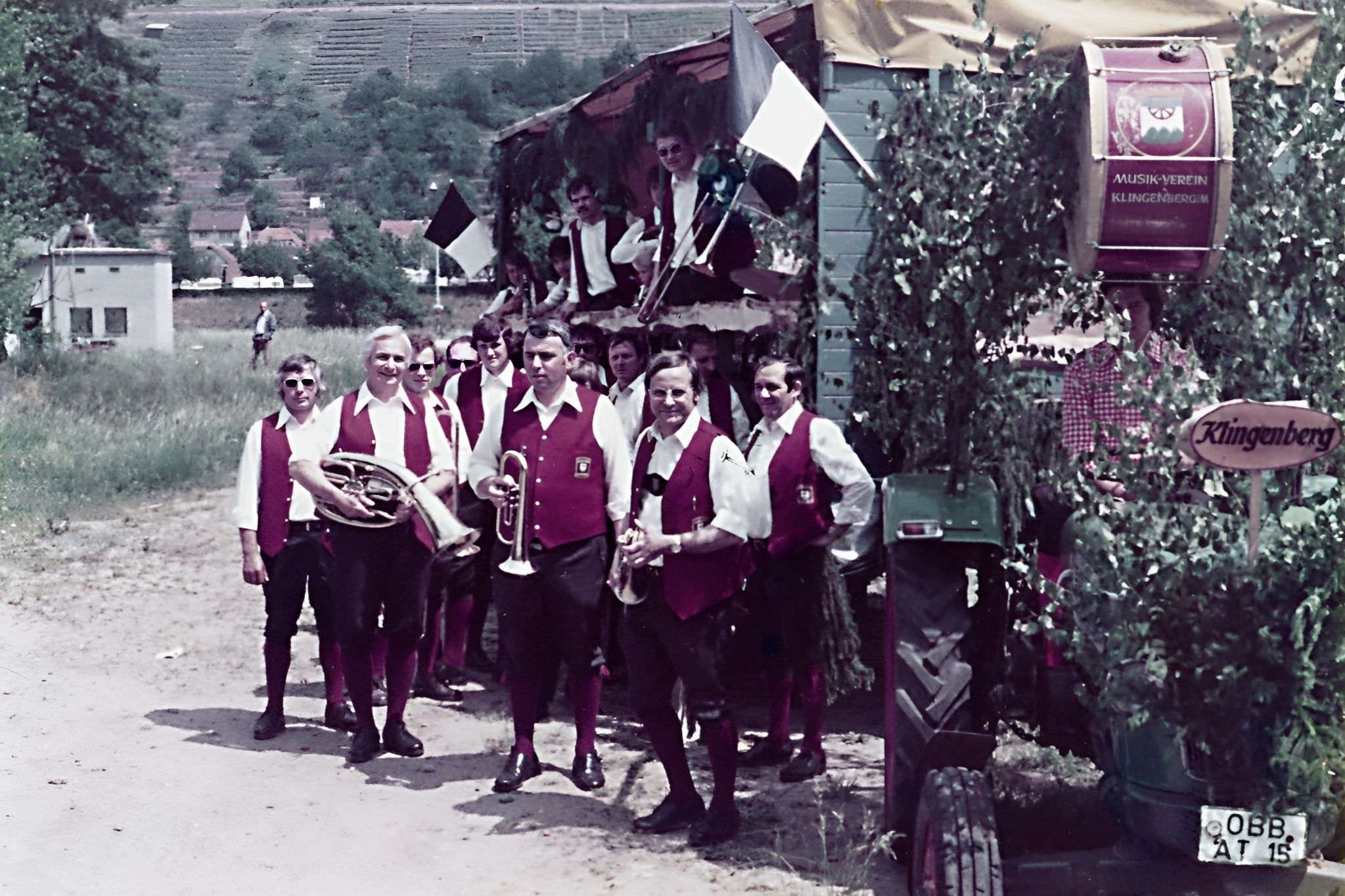Aufstellung für den Festzug anl. der 700 Jahrfeier im Jahr 1976